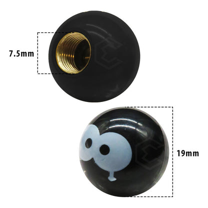 Kit 4 Tapones Cubre Pivote Válvula Emoji Caritas Auto Moto