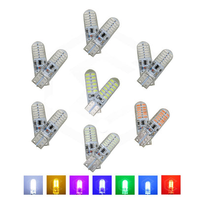 Kit De 50 Focos De Pellizco 24 Leds Canbus Fijo+estrobo 12v