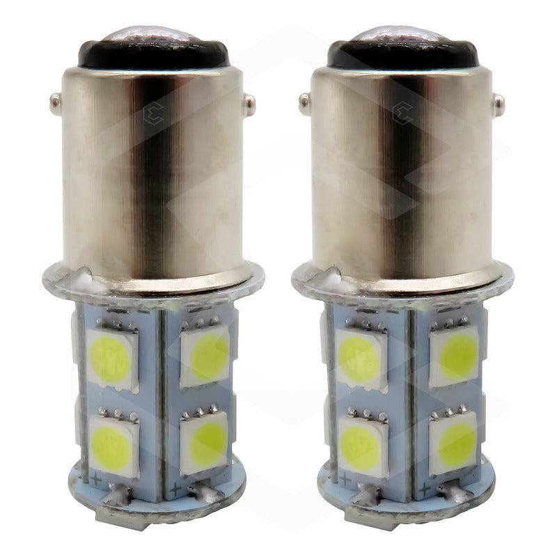2 Focos 1157 1156 1176 3157 7440 7443 13 Leds  Estrobo 12v