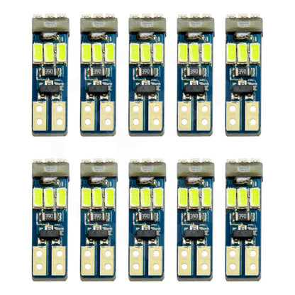 Kit 10 Focos De Pellizco T5 9 Hiper Leds Cluster 2721 1w 12v