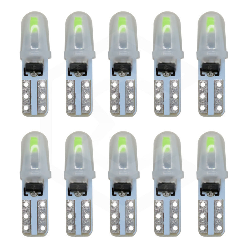 Kit 10 Focos Led Tablero Cluster T5 2721 12v 7 Colores