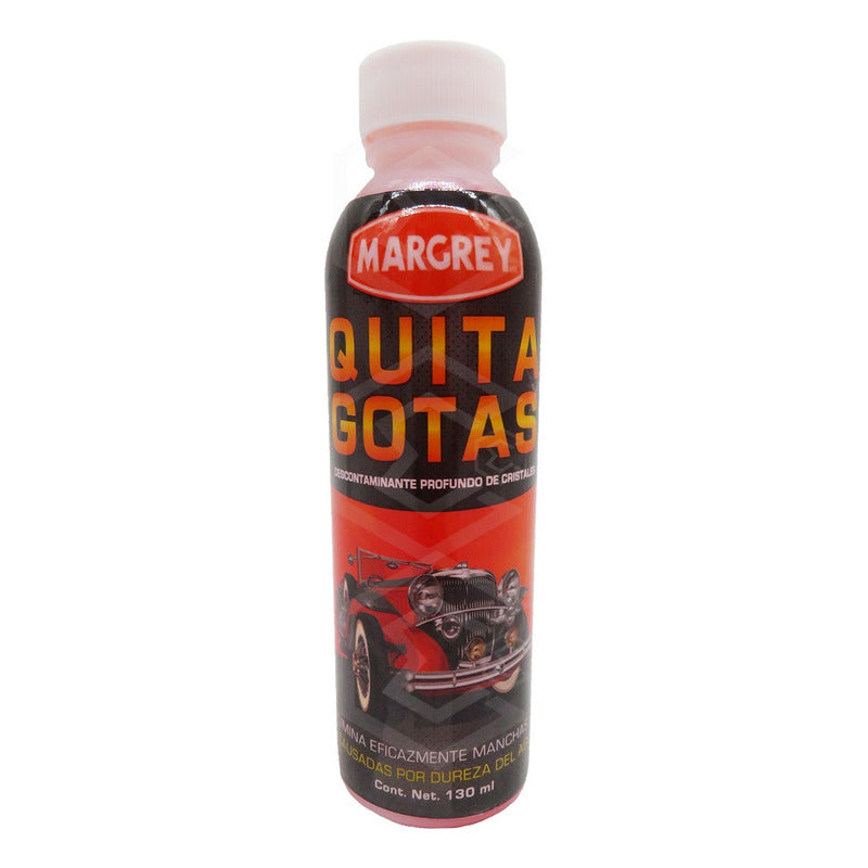 5 Quita Gotas Margrey Parabrisas Ventanales Vidrierias 130ml