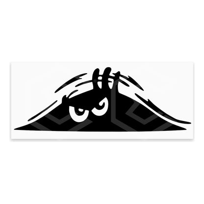 10 Calcomanía Sombra Fantasma Sticker Vinil Auto Moto 25x10