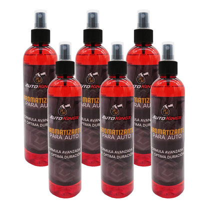 6 Aromatizante P Auto Desodorante Liquido Casa Oficina 270ml