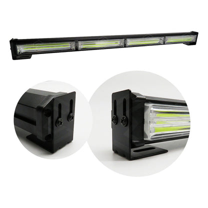 Barra Torreta Led Cob 4 Módulos Estrobo Código 16 Funciones