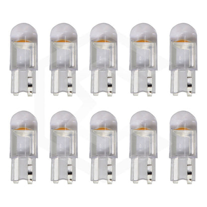 10 Focos Pellizco T10 1 Hiper Leds Cristal Alta Potencia 12v