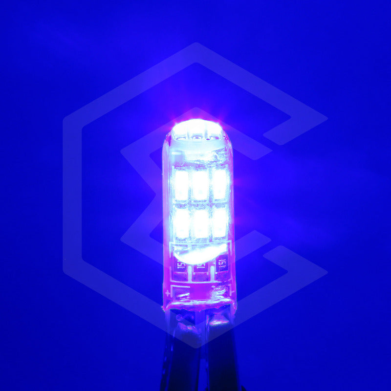 Par Focos De Pellizco T10 15 Leds Encapsulado
