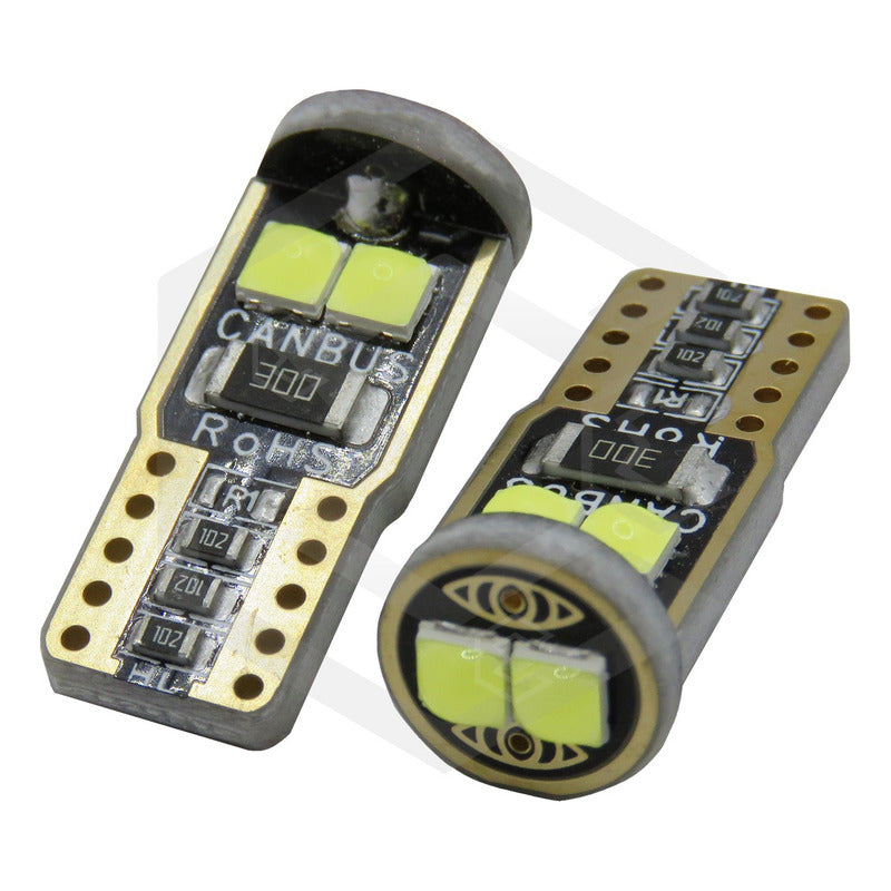 Par De Focos Pellizco 6 Led Burbuja Canbus Super Potente 12v