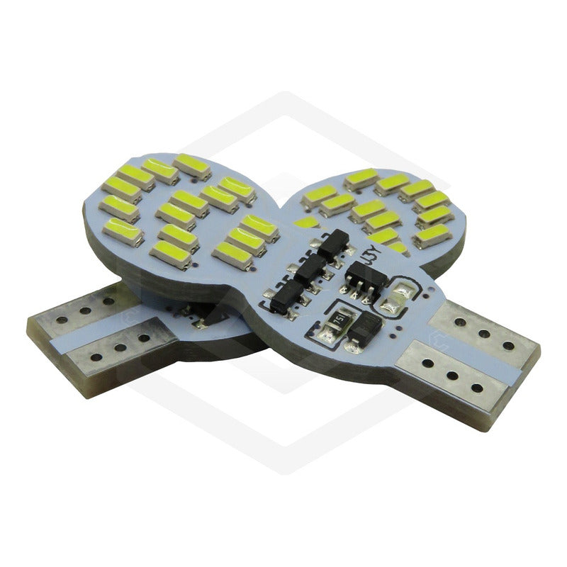 10 Foco De Pellizco T10 30 Led Secuencial Stop Direccional T