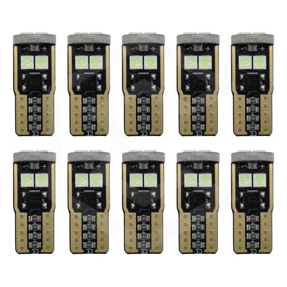 Kit 10 Foco Pellizco T10 Canbus W5w 194 168 2825  No Error 9