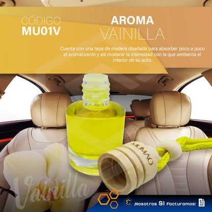 30 Aromatizante Colgante Botella 8ml Auto Casa Ambient Mumao