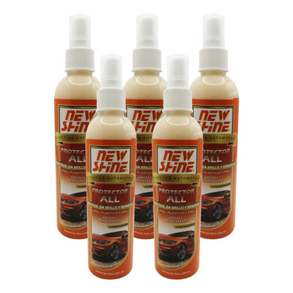 5 Protector All Brillo Renueva Vinil Plastico Piel Aromas