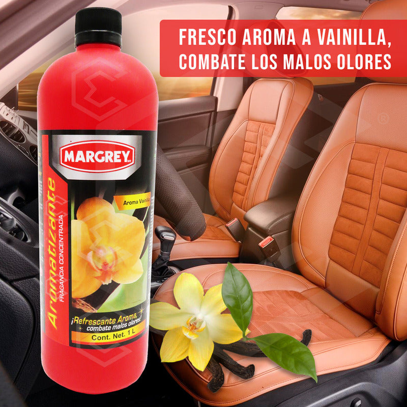 2 Fragancia Concentrada Vainilla 1lt Margrey Vainilla