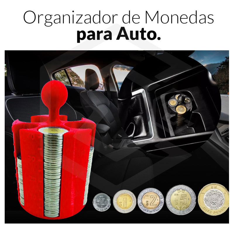 1 Porta Monedas Porta Vasos Auto Con Contador Taxi Uber Didi