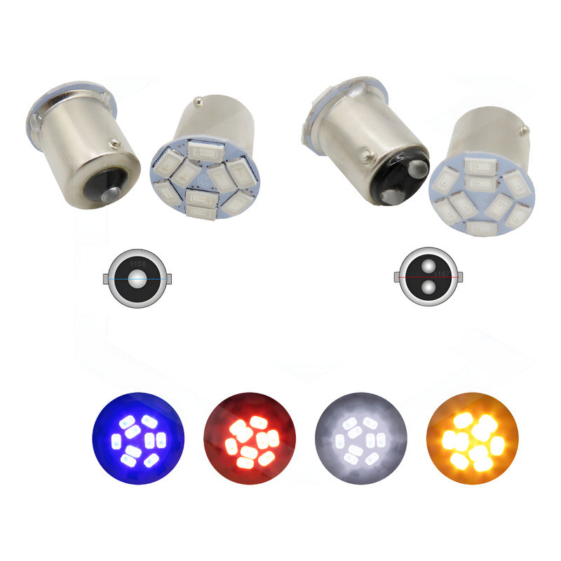 2 Focos 9 Leds 1157 1034 1156 1141 Direccional Reversa Stop