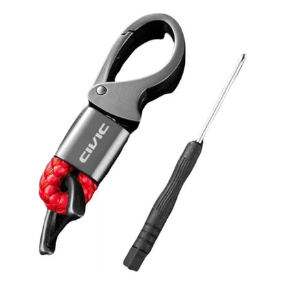 Llavero Honda Premium  Acero Y Piel / Accesorios Honda Civic