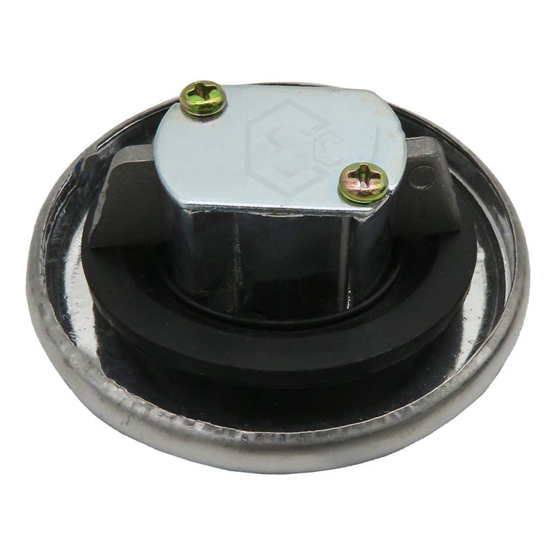 Tapón Tanque Gasolina Universal C/ Llave Metal Cromado F3