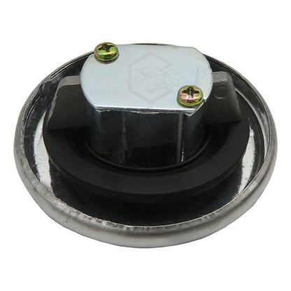 Tapón Tanque Gasolina Universal C/ Llave Metal Cromado F3