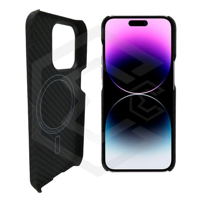 Funda Case De iPhone 13-14 Fibra De Carbono 100% Real