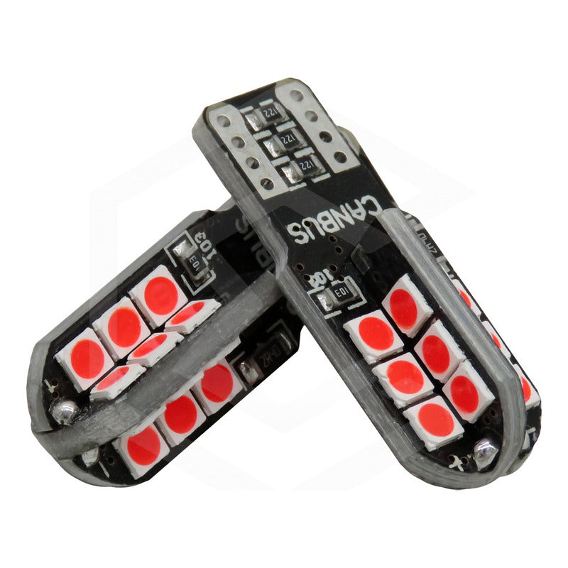 Par De Focos Pellizco T10 24 Leds Canbus 3030 Alta Potencia