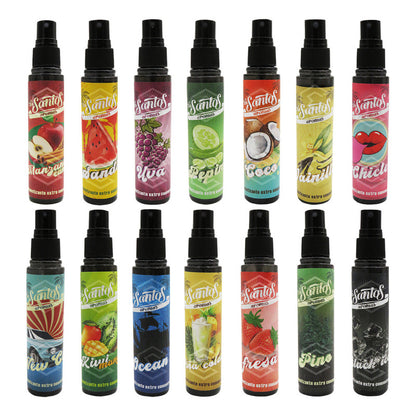 6 Aromatizante Botella Spray Liquido 60ml Auto Casa Ambiente