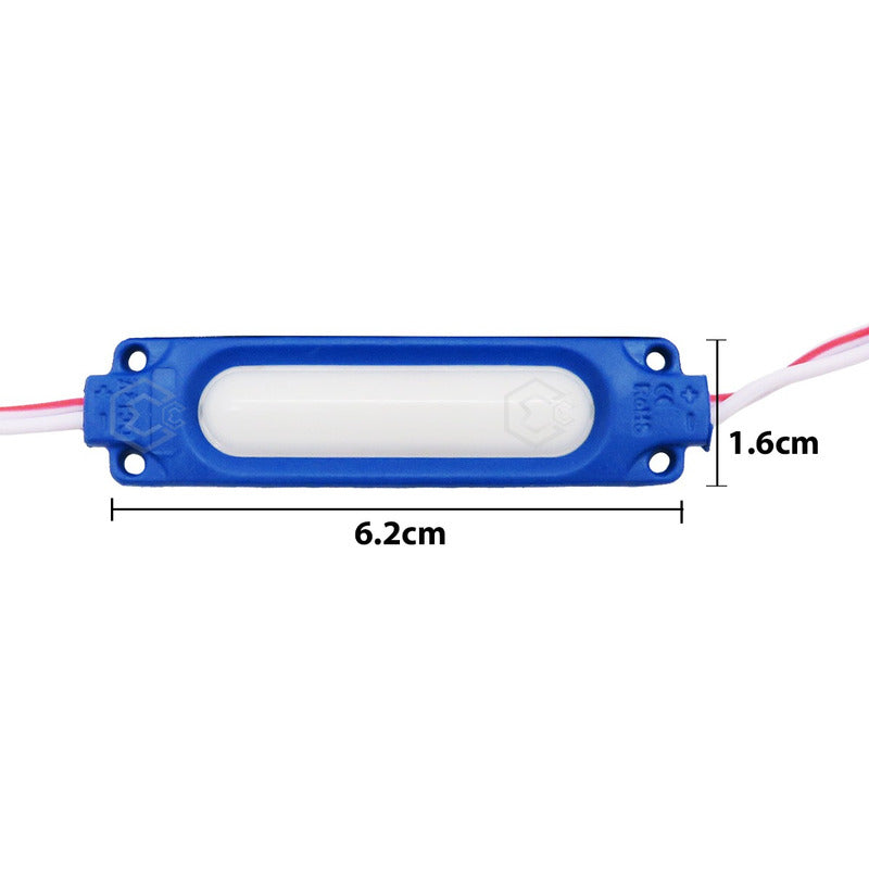 Tira 20 Módulos De Led Cob Plasma Encapsulados Reforzados