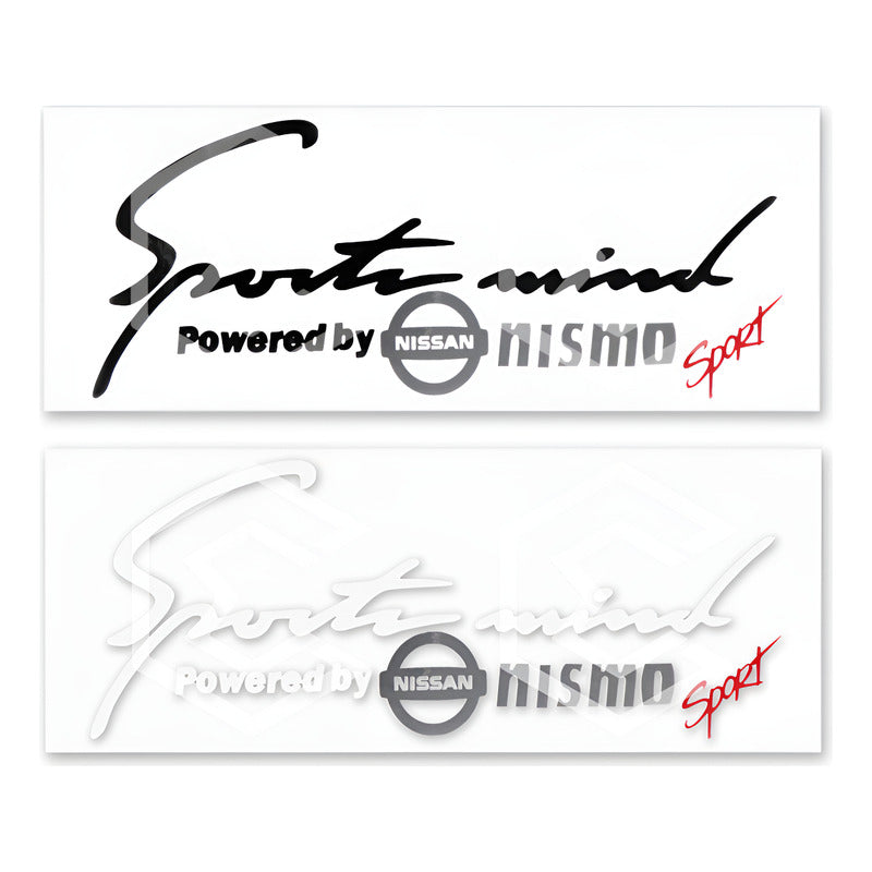 2 Calcomanía Sport Mind Nismo Sticker Vinil Auto Mot 25x10cm