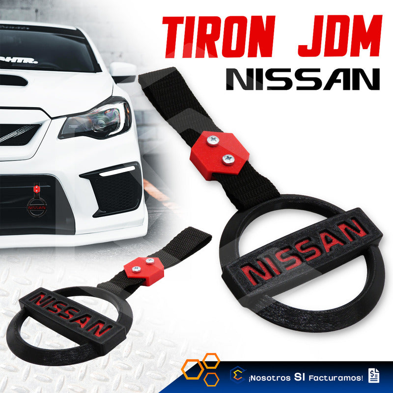 Tiron Nissan Jdm Tsurikawa Strap Remolque Gancho Decorativo