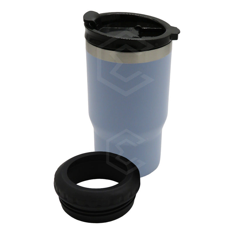 Termo Porta Latas Personalizado Nombre O Logo Láser 420ml