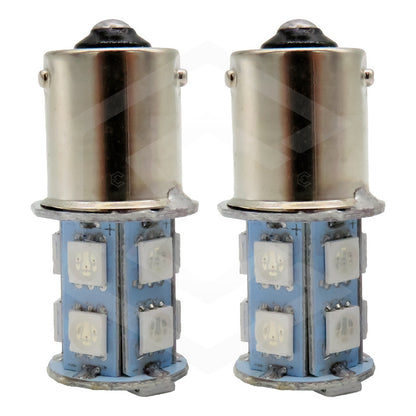 2 Focos 1157 1156 1176 3157 7440 7443 13 Leds  Estrobo 12v