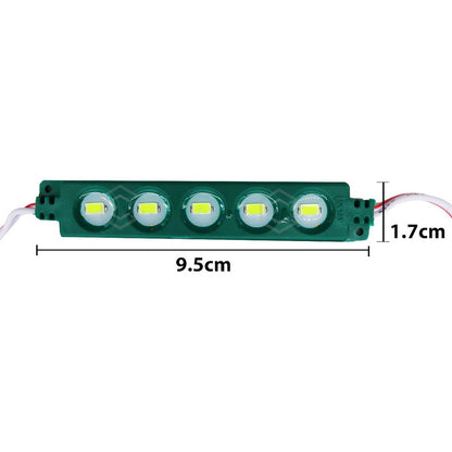 20 Modulos De 5 Leds 5630 Hiper Led Ip65 Contra Agua Color