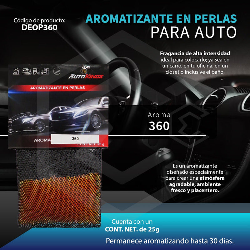 Aromatizante Para Auto Desodorante Perlas Casa Oficina 25grs