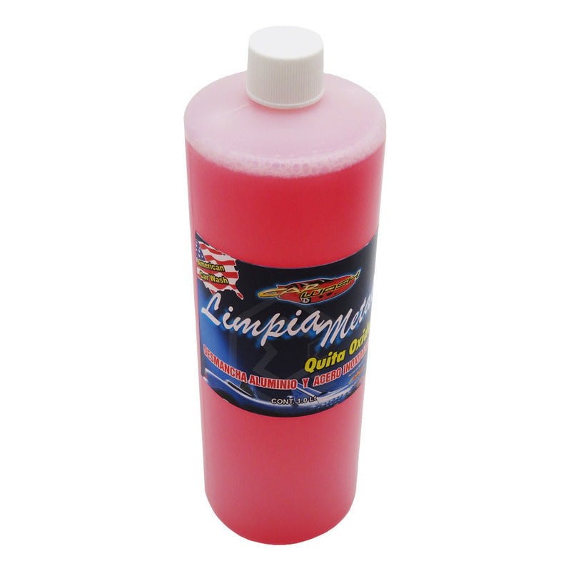 Limpiador Metal Aluminio Y Acero Inoxidable Remueve Oxido 1l Rosa