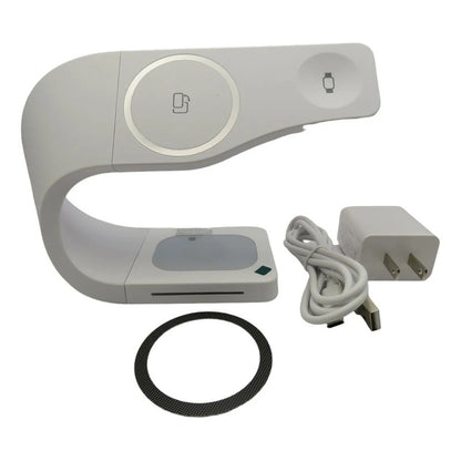 Base De Carga Inalámbrica iPhone 8 A 14 AirPods Watch 3 A 1