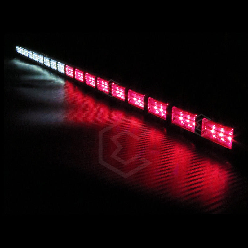 Barra 324 Led 19 Funciones 18 Módulos Bicolor Estrobo 12-24v