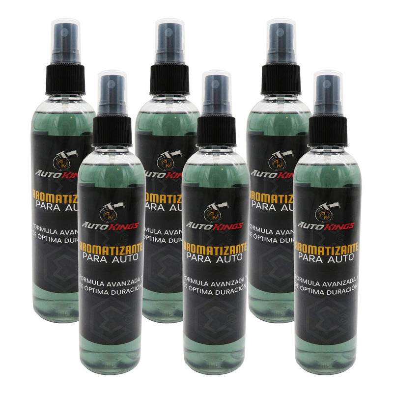 6 Aromatizante P Auto Desodorante Liquido Casa Oficina 270ml