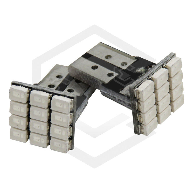Par De Focos De Pellizco 12 Leds Luz Interior Alta Intencida