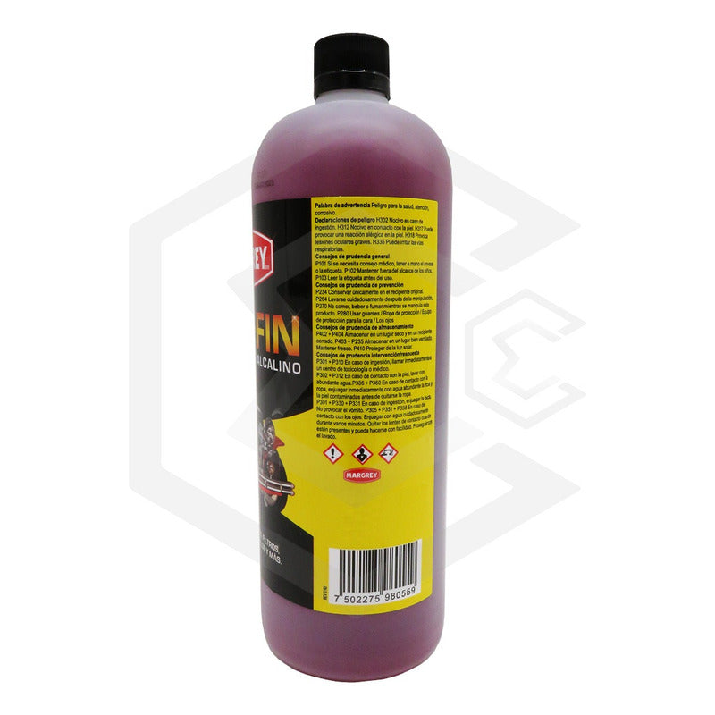 Desengrasante Automotriz Multiusos Gras-fin Margrey De 1 Lt Violeta