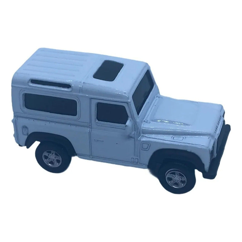 Memoria Usb En Forma De Coche Land Rover Defender 16gb Lujo Blanco Land Rover