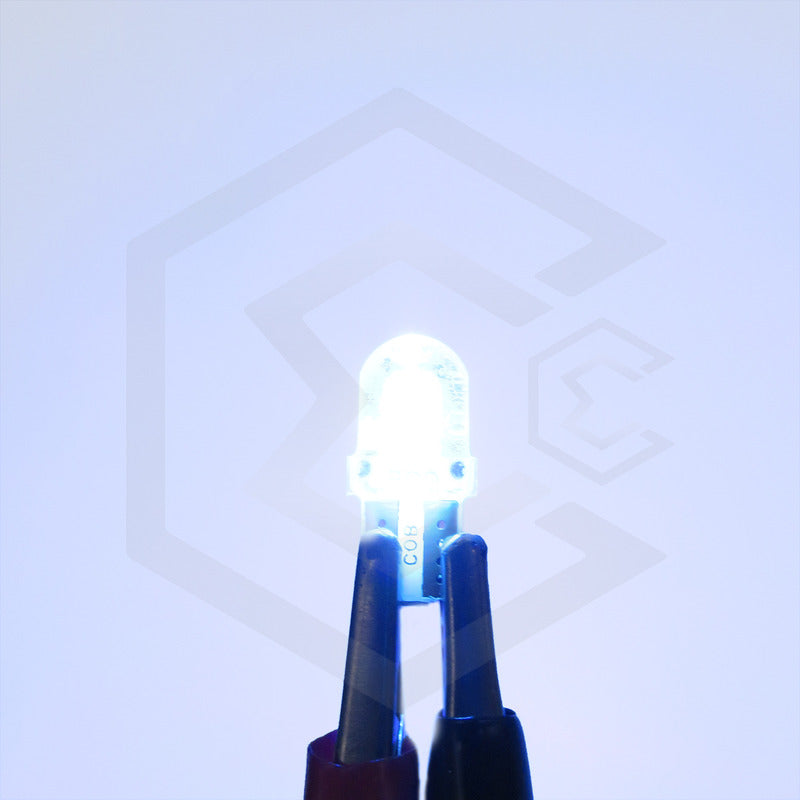 Kit 5 Pares  Focos Led Cob Pellizco T10 Silicon Auto Moto