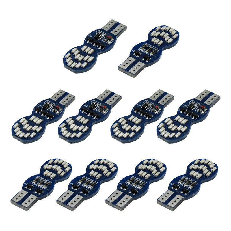 10 Foco De Pellizco T10 30 Led Secuencial Stop Direccional T