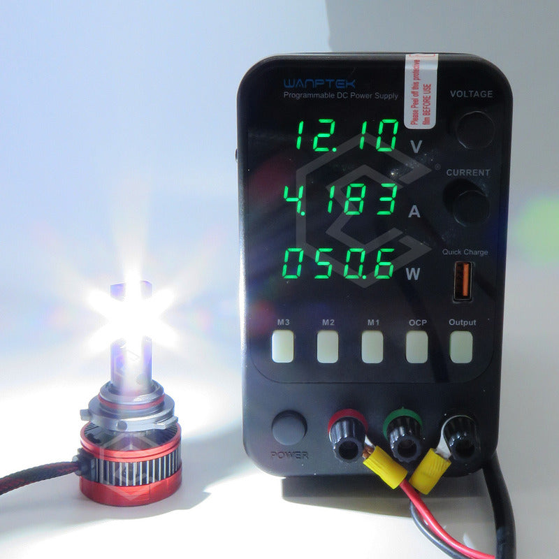 Kit 2 Focos Led 9006 Csp Canbus Ventilador Alta Baja 16000lm 9006