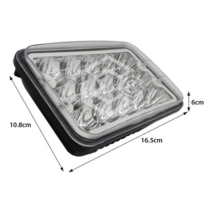 Par Unidad 4x6 99 Led Blanco Aro De Angel  Alta/baja 12/24v