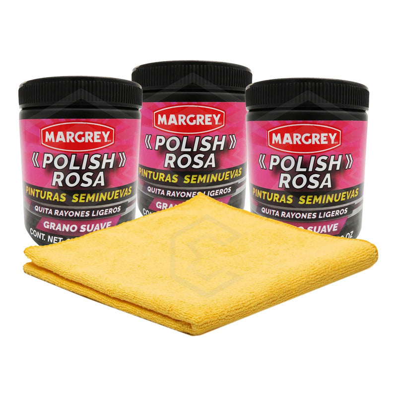 3 Polish 300gr Blanco Rojo Rosa Alto Brillo Grano A Elegir