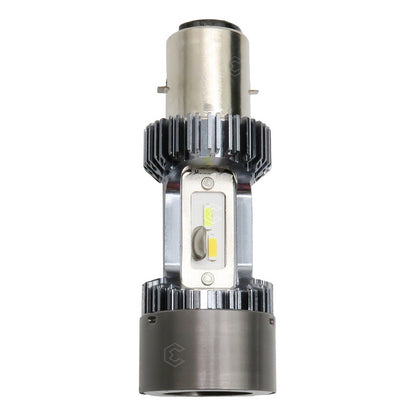 Foco Carro/moto Ba20d Csp Led Bicolor Ojo Ángel 2 Caras 22 W