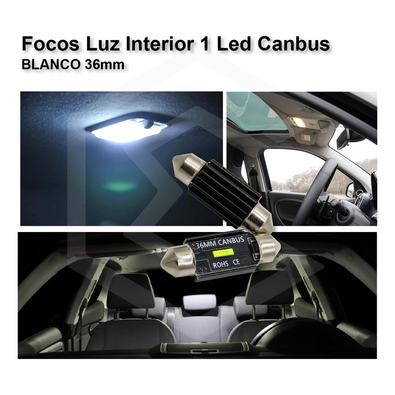 Par De Luz 3 Led Interior Auto Canbus 31mm 41mm 36mm 39mm