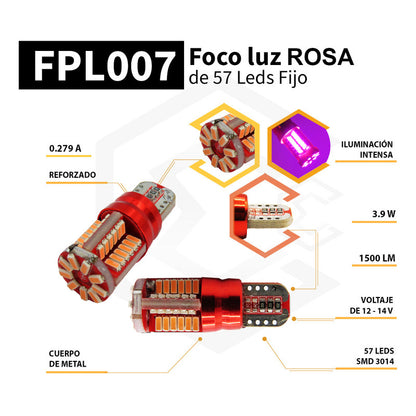 Par De Focos De Pellizco Mazorca 57 Led Super Potente 12v