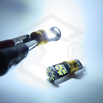 Par De Focos De Pellizco T10 Canbus 27 Leds Super Potentes