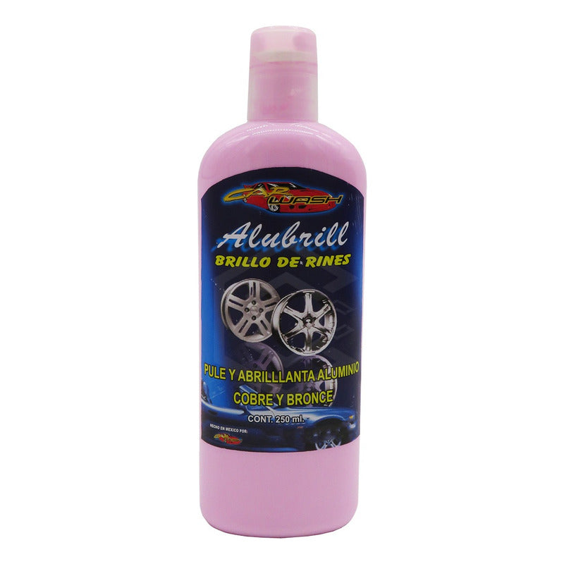 2 Abrillantador Pulidor De Rines Aluminio Cobre Bronce 250ml Rosa