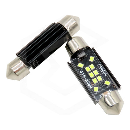 Kit 10 Focos Luz Interior 10 Leds Canbus 31mm 36mm 39mm 41mm